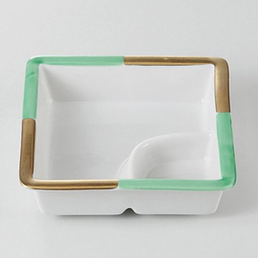 10 pcs Setono Kinsai Kochi Shikiri bowl [11.3 x 3.3cm 235g] [Shokado] [Ryokan, inn, Japanese utensils, restaurant, business use]