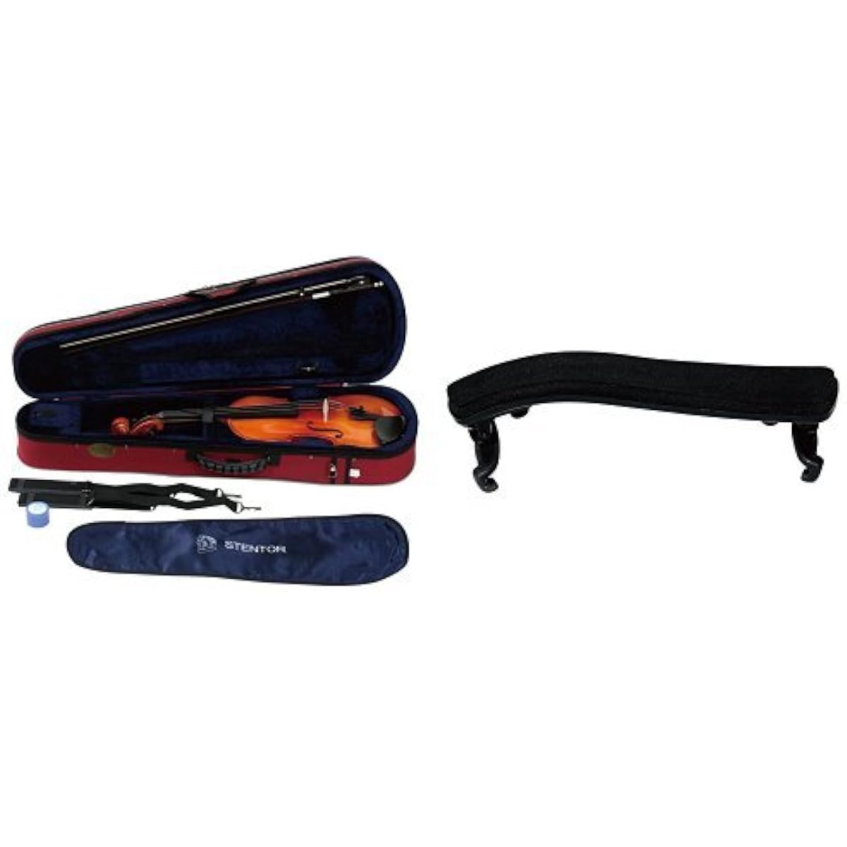 STENTOR violin SV-180 1/4 and shoulder rest set