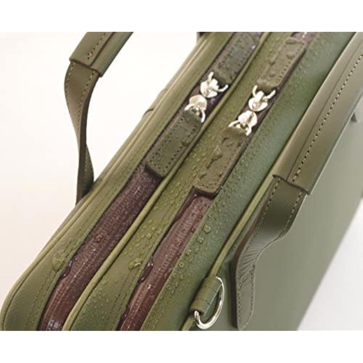 NAHOK Backpack-style Oboe Briefcase Guard "Cantabile/wf" Bronze Green [Waterproof fabric made in Germany x special temperature control function & shock absorbing material + waterproof zipper] Fabric from Germany, Made in Japan.