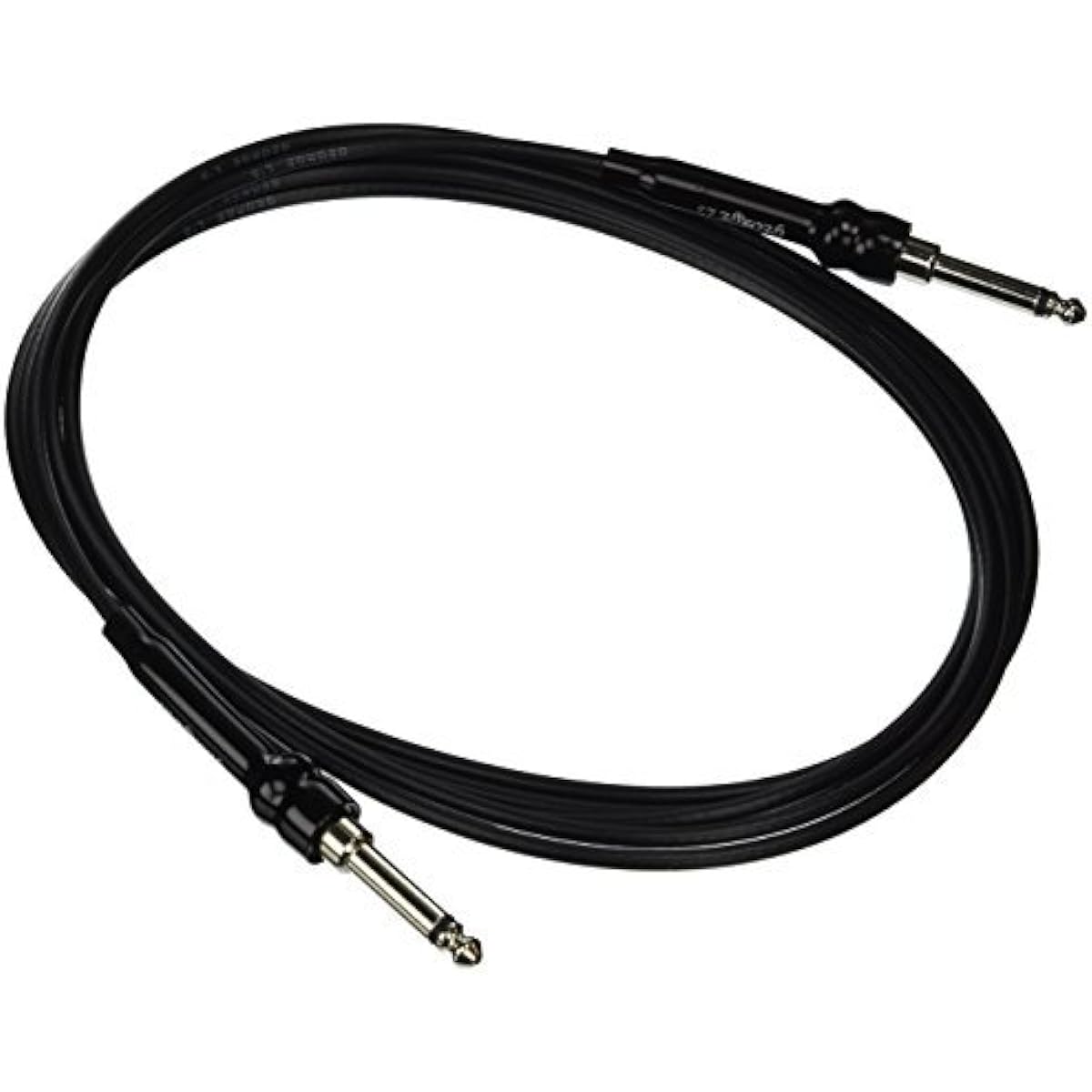 George L's 155 Guage Cable with Straight Plugs (Black 10 Foot) [Parallel Import]
