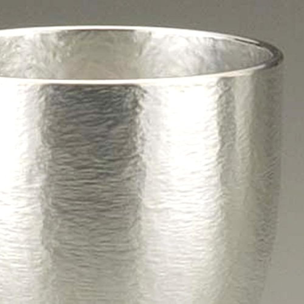 Gift only one (traditional craft/Osaka tin ware) wine cup/silky