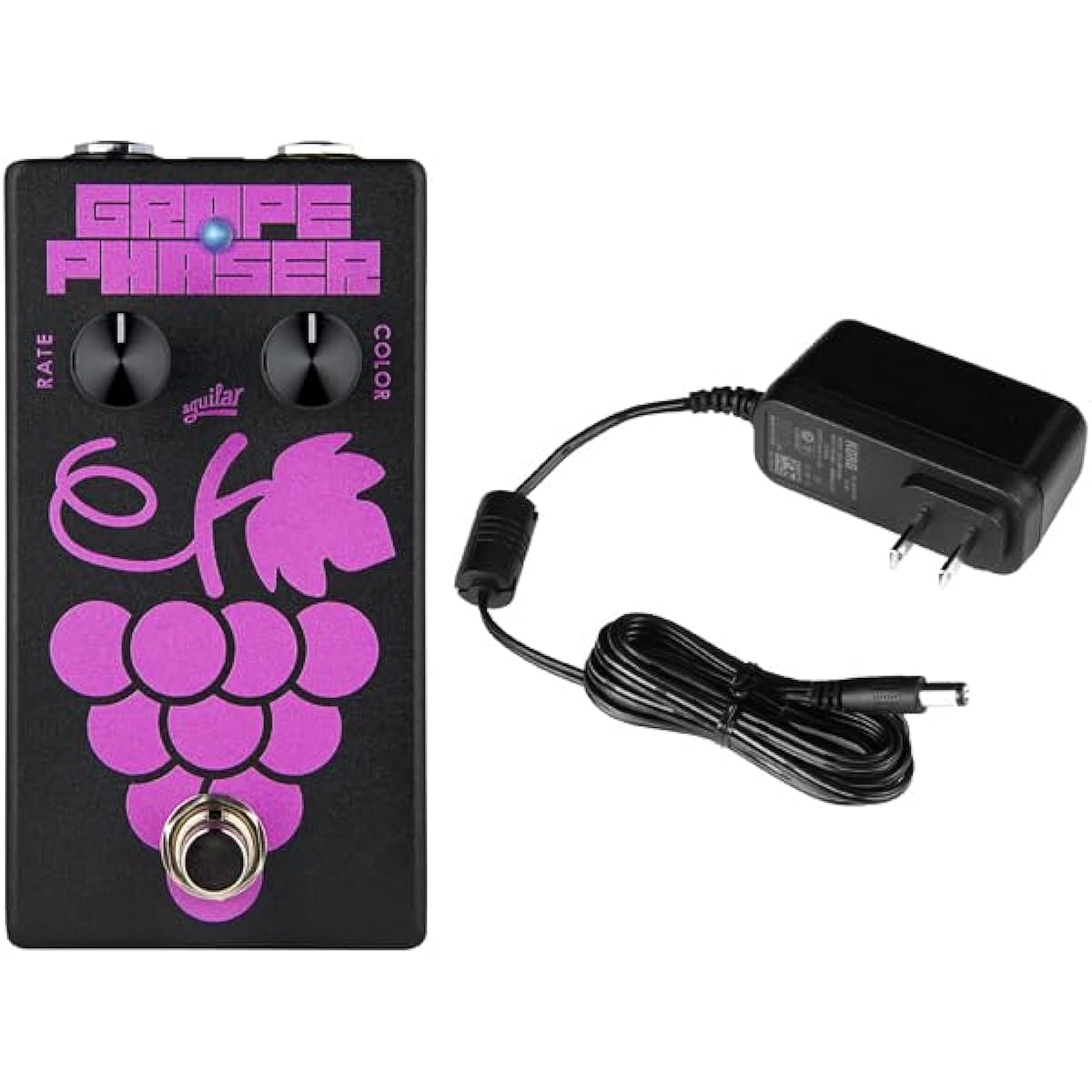 Aguilar GRAPE PHASER N + genuine AC adapter KORG KA-181 set