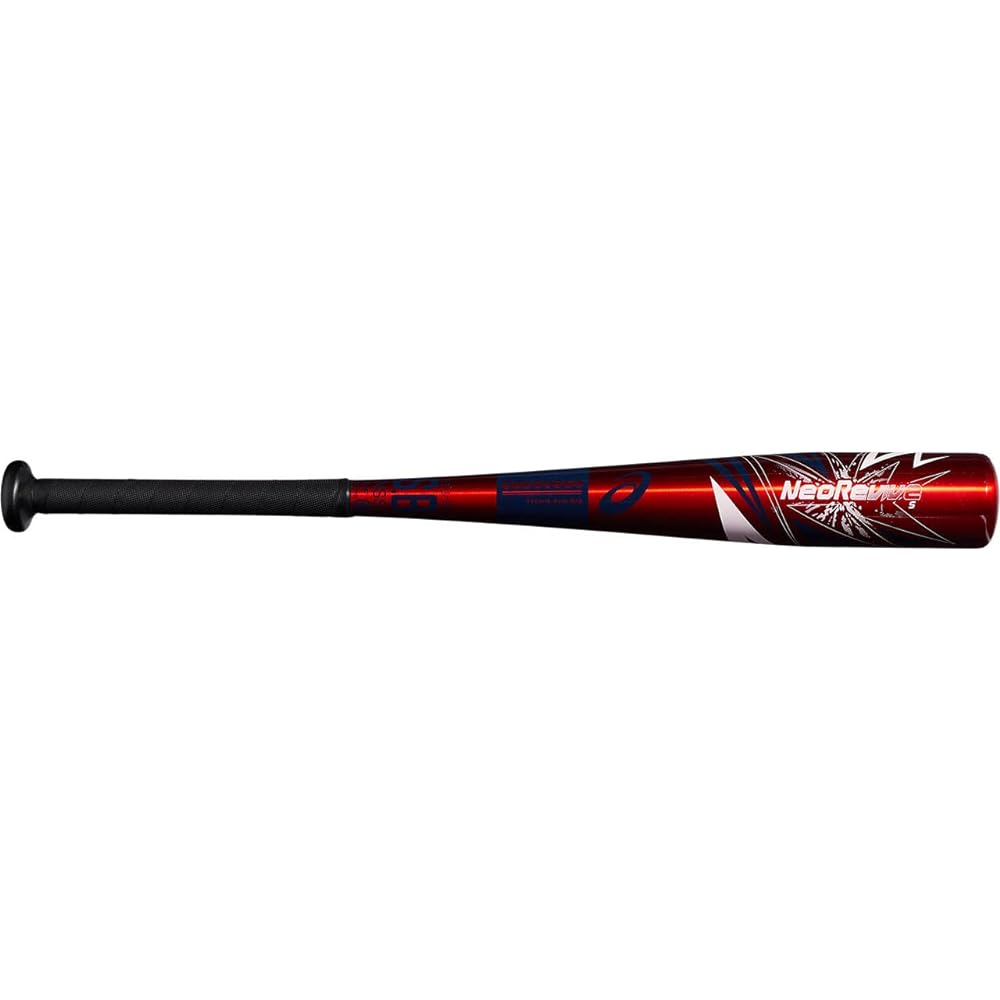 ASICS Baseball Boys' Metal Bat NEOREVIVE S Junior Softball Metal Bat J.S.B.B Rule Compatible 3124A305 Otani Player Image Color