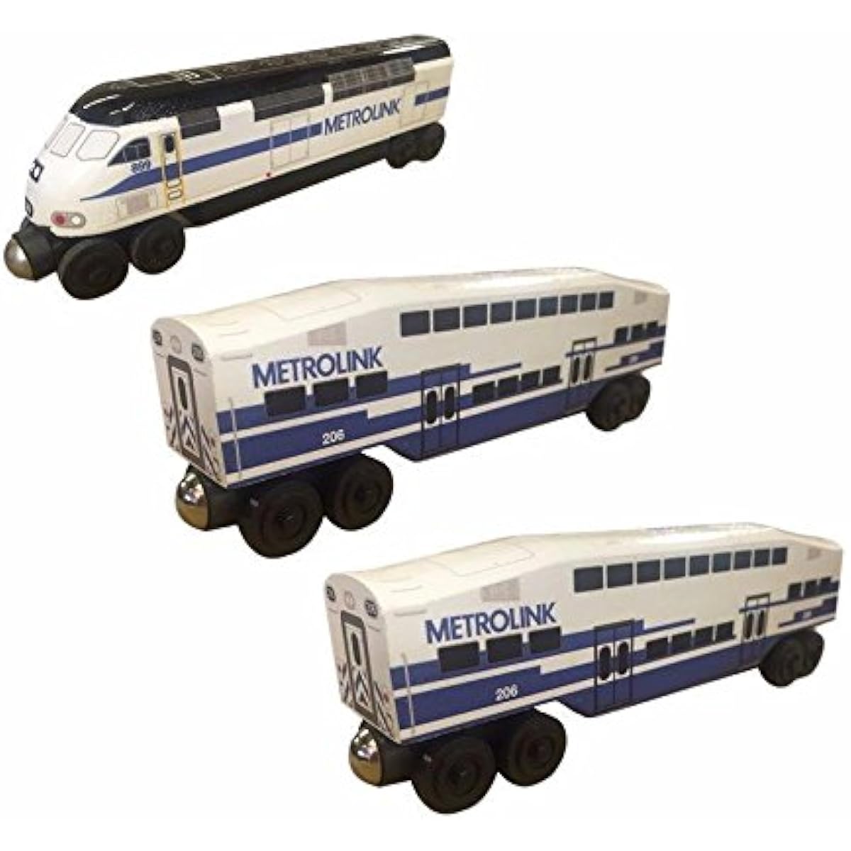 LA Metrolink MP-36 3 Piece Set Whittle Shortline Railroad - Manufacturer