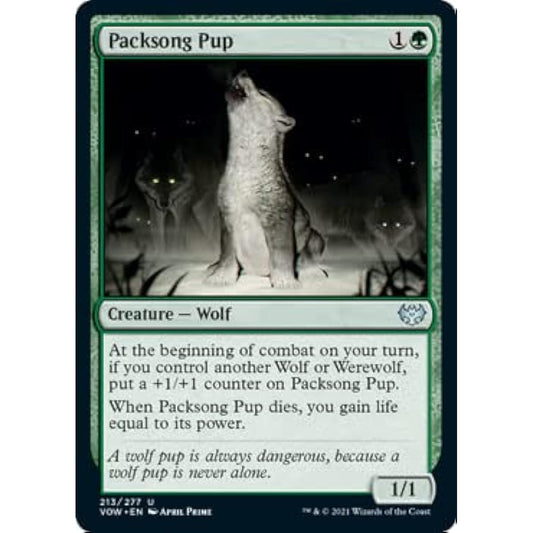 Magic: The Gathering - Pac-Thong Pup (213) - Foil - Innistrad: Crimson Oath