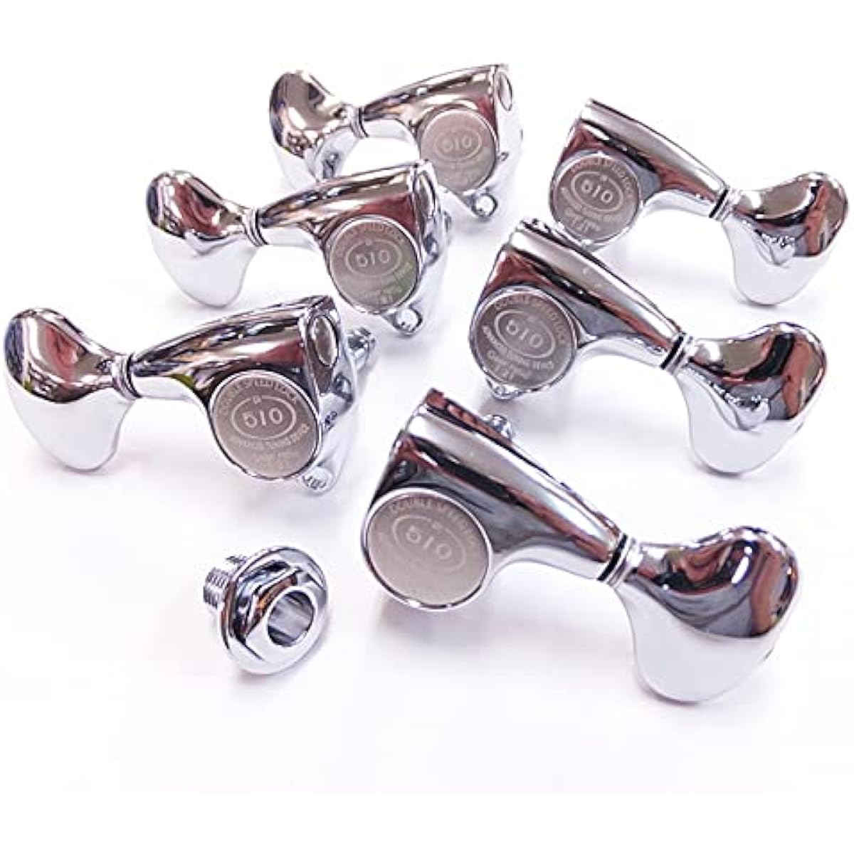 GOTOH Guitar Tuner Pegs SGV510Z MG L5 C L3 R3 Magnum Lock Chrome Both Sides Set of 6 [Includes Ebi Original Pick]