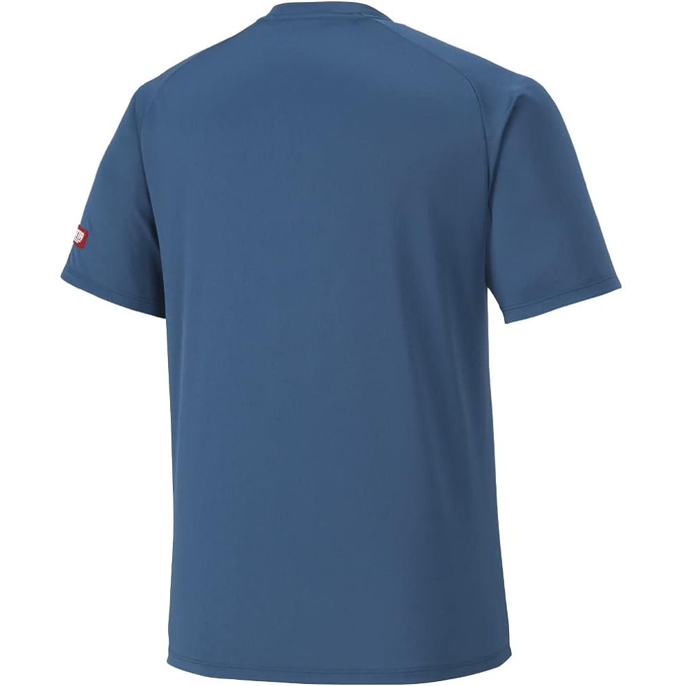 [Mizuno] Table Tennis Wear Game Shirt, Short Sleeve, U-Neck, Unisex, Sweat Absorbent, Quick Drying, JTTA Officially Approved, 82JAA112