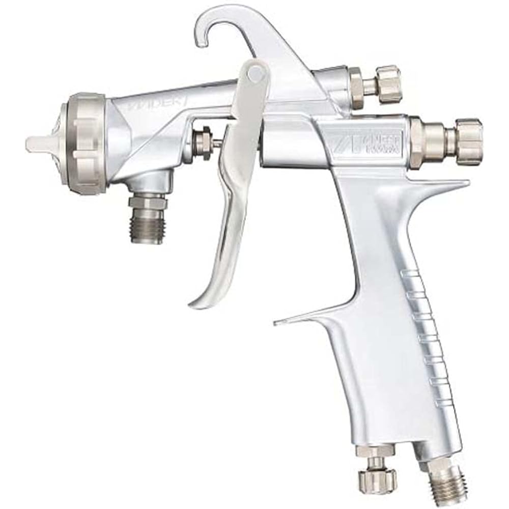 Anest Iwata WIDER Gun Series Suction Spray Gun Diameter φ2.0mm WIDER2-20R1S Silver