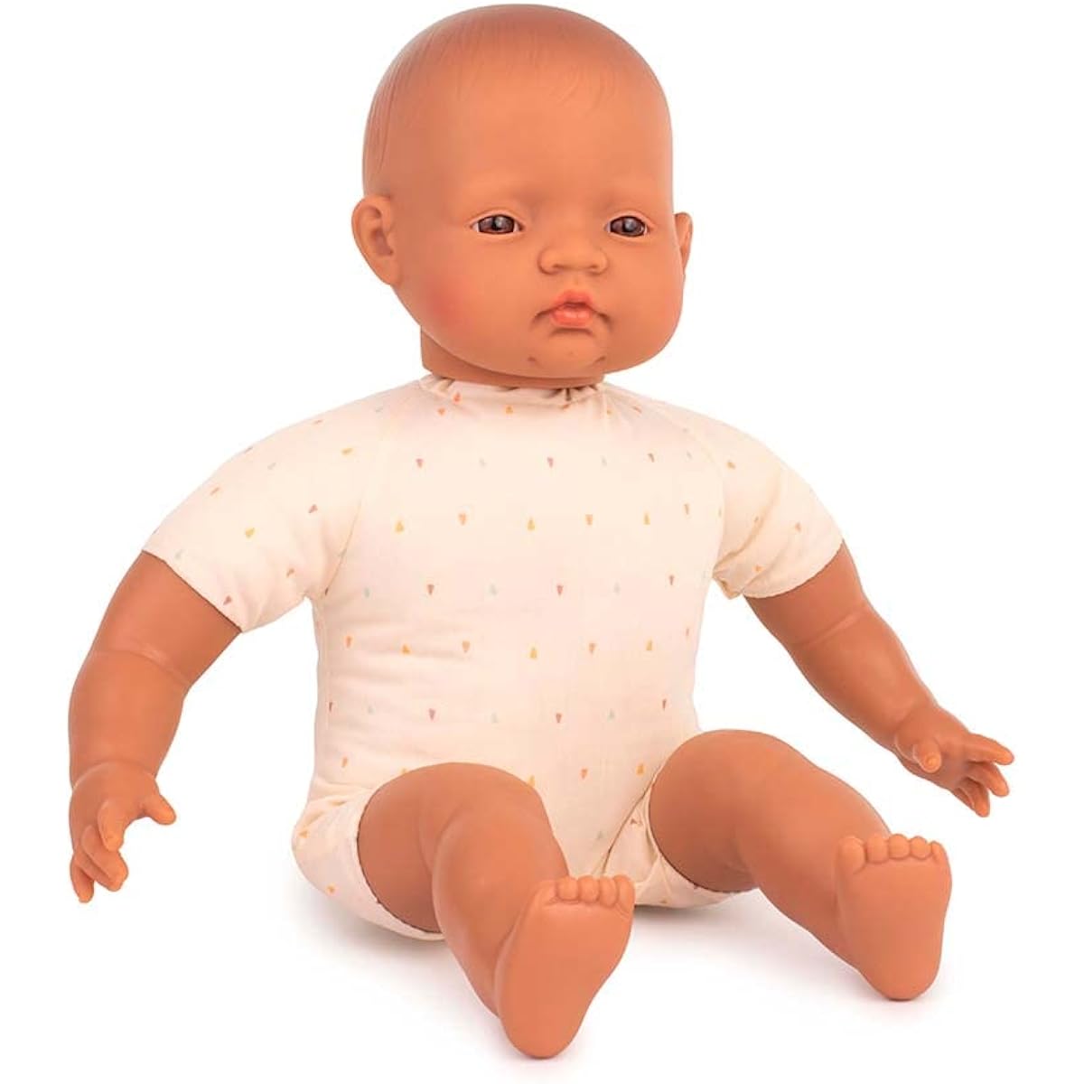 Miniland Educational - 15.75" Soft Body Baby Doll Hispanic Baby Doll for Kids
