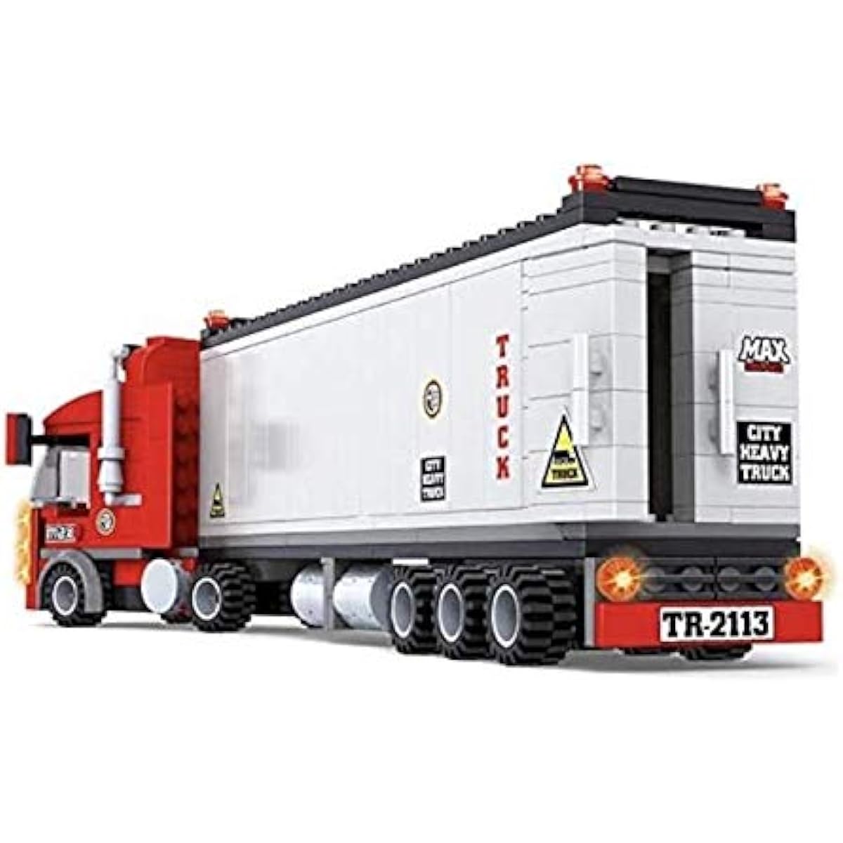 General Jim's Semi Truck Building Blocks Highly Detailed and Realistic Toy Truck Modular Building Blocks Brick Model Truck or Toy Set for Teens and Adults