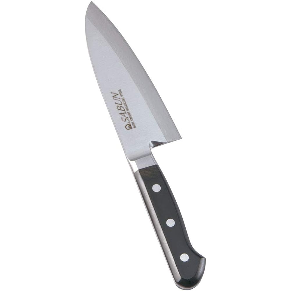 Endo Shoji Santoku Knife Commercial SABUN Cutting 24cm Stainless Steel ASB8703