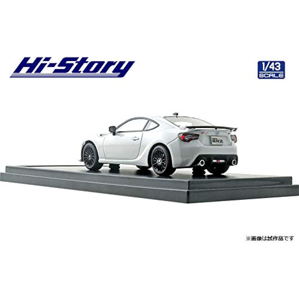 Hi Story 1/43 Subaru BRZ STI Sport (2019) Crystal White Pearl Finished Product