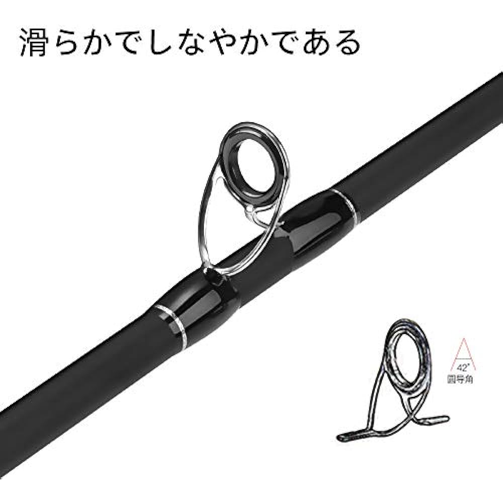TAIGEK 2.1m/2.4m/2.7m/3.0m Fishing Rod Compact Egging Rod Spinning Rod/Casting Rod 4-Segment Long Throw Rod Sea Fishing Casting Rod (3.0M-Casting Rod)