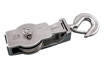 76.0mm pulley with hook (stainless steel) EA987SR-3