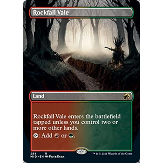 Magic: The Gathering - Rockfall Veil (284) - Borderless - Innistrad: Midnight Hunt