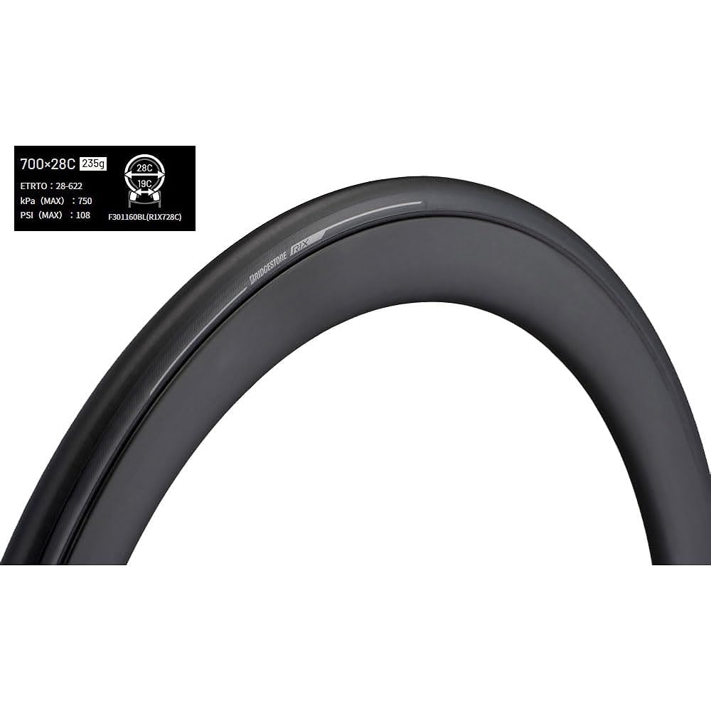 Bridgestone Anchor Extenza R1X 700×28C (R1X728C) Black Foldable Set of 2