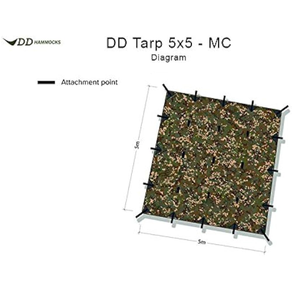 DD Hammocks DD Tarp 5×5 (MC) Japanese genuine product