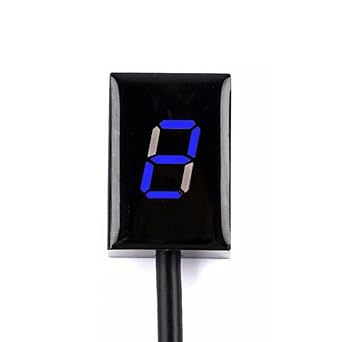 Speed Display Meter Motorcycle Gear Indicator 1-6 Speed Gear Indicator Accessories Kawasaki ER-6F KLE650 Ninja 250R Ve-rs-ys 1000 Z650