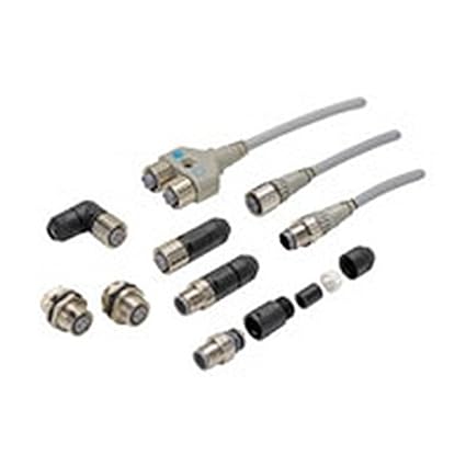 omron Connector with cable socket, one side connector, 5 pin type, 5 cores, length (m): 10 (official product model number: XS2F-D521-JG0-A)