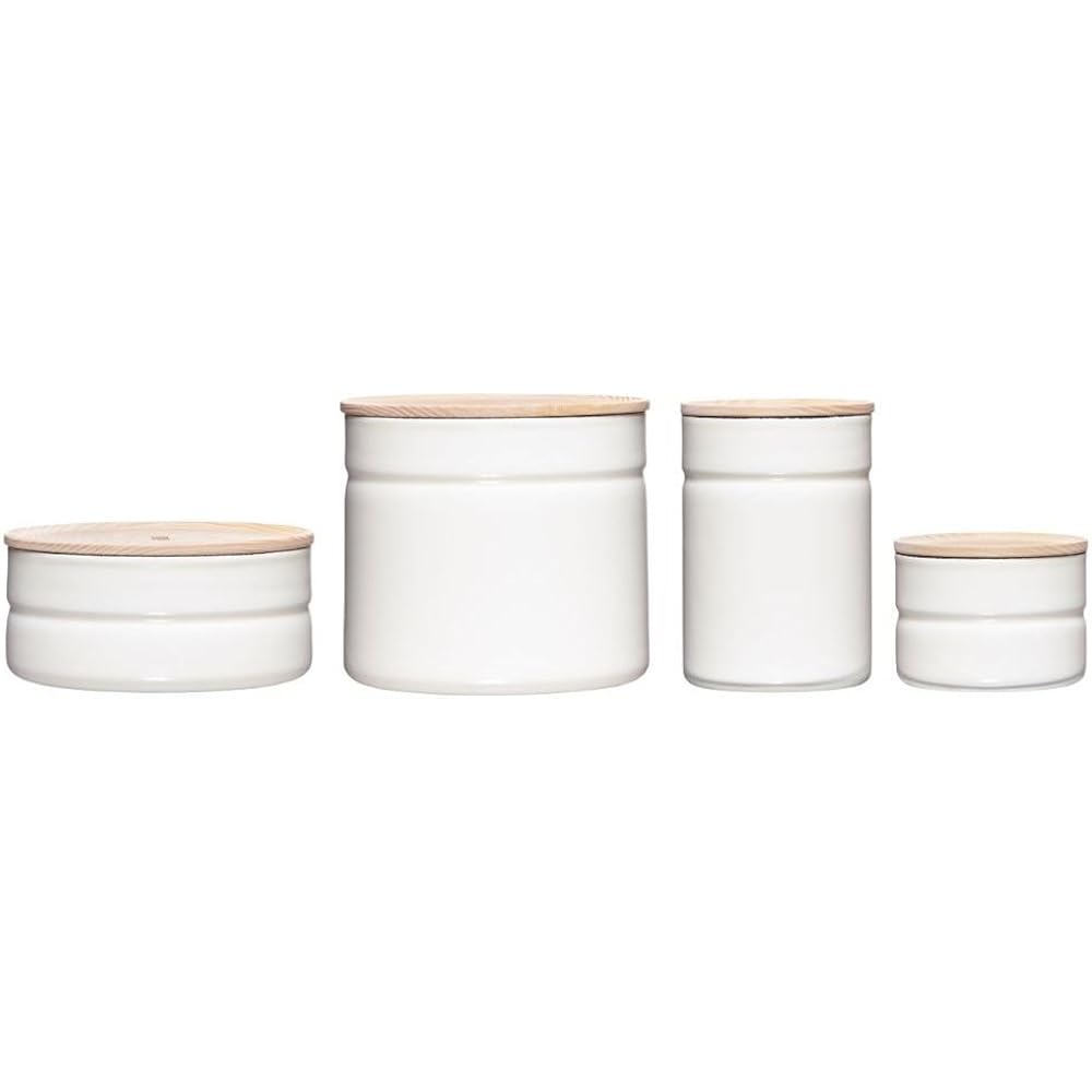 RIESS Vacuum Storage Container KIMA White 1kg Storage Container m.D.13cm 615ml H6 2173-212