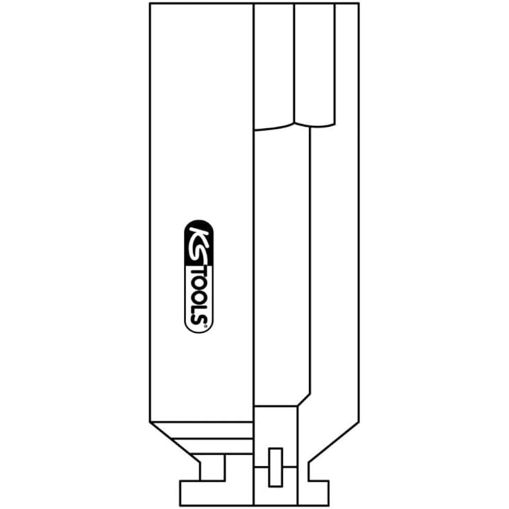 KS TOOLS Hexagon impact socket deep 1" 30mm 515.1830