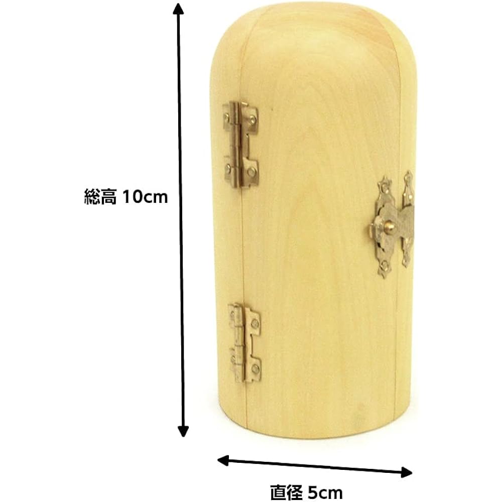 Kurita's special Buddha statue [Three-open Buddha] (cylindrical shape) Shingon Sanzon (height 10cm, diameter 4cm, opening width 13cm) High-quality wood carving made of water boxwood 18314