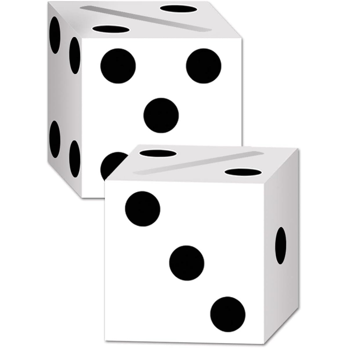 (3-Pack) - Beistle 54132 2-Pack Dice Card Boxes, 17cm by 17cm (Value 3-Pack)