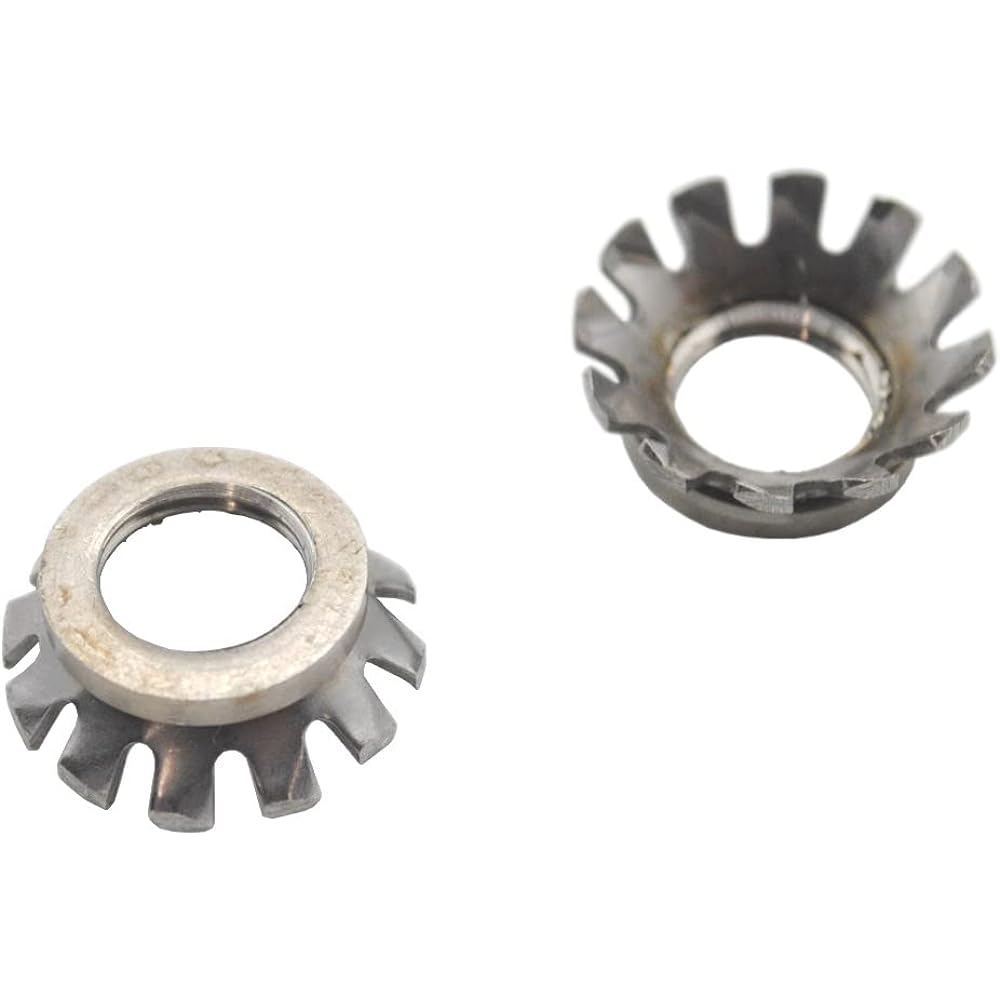 NGC JAPAN Discharge Nut TVN-E Bicycle for English Valve (For General Bicycles such as Mamachari) 2 Piece Set Silver