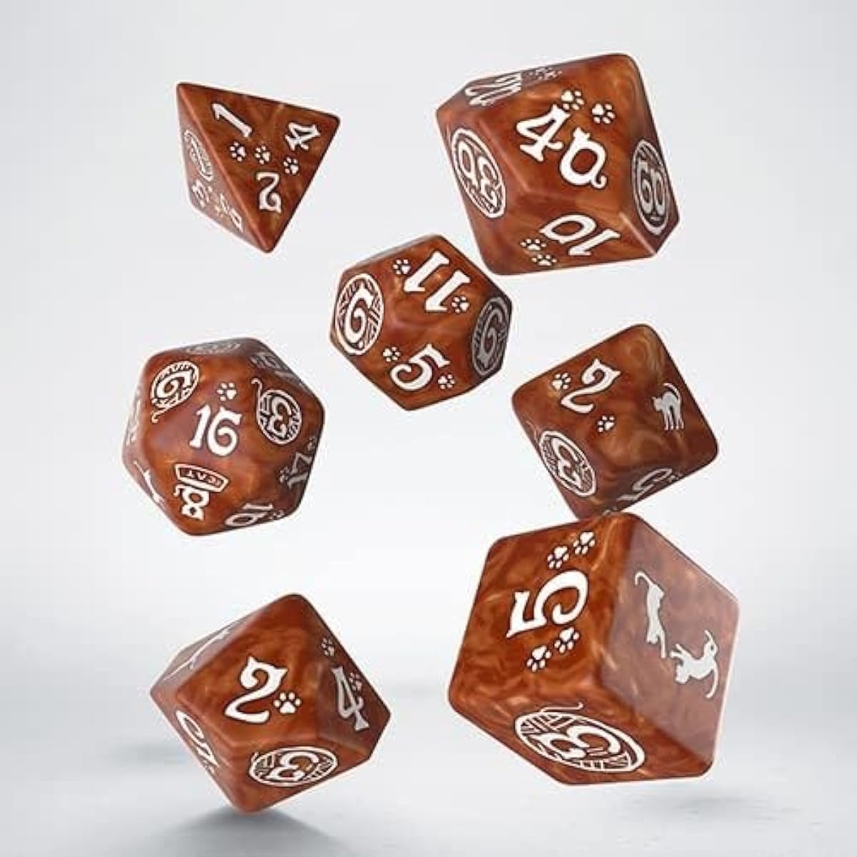 Muffin Cats Dice, Set of 7
