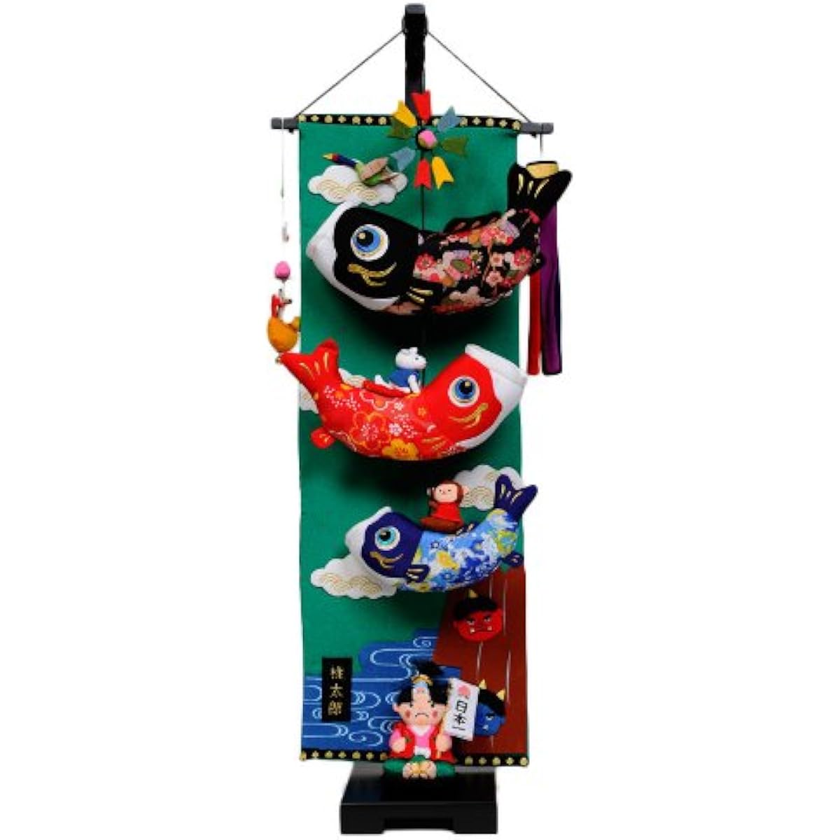 [May Dolls] [Hanging Decorations] May Hanging Dolls Momotaro Carp Streamers Medium [Indoor Carp Streamers] [Tango Hanging Decorations]