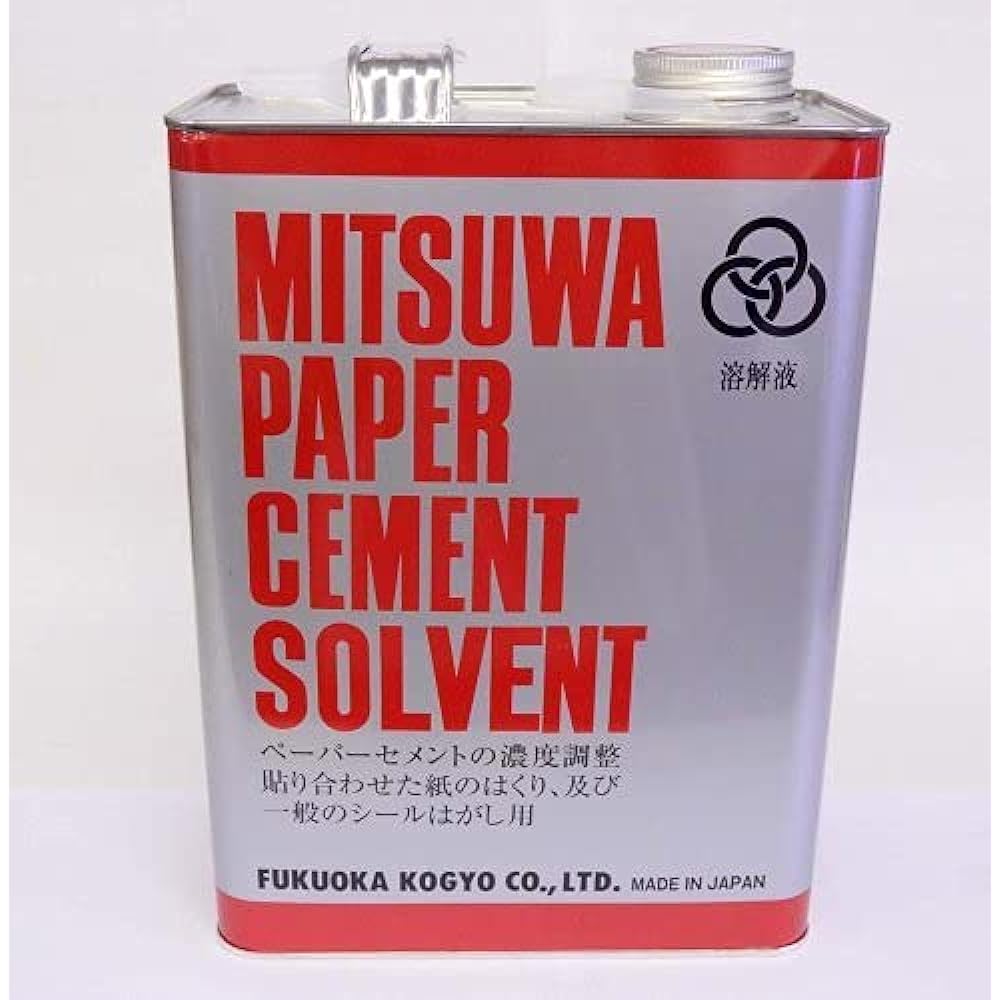 Fukuoka Kogyo Mitsuwa Solvent Red Extra Large Can 3800ml [HTRC 3]