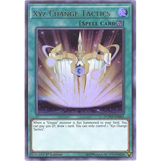 Xyz Change Tactics DUPO-EN065 Ultra Rare Unlimited Edition