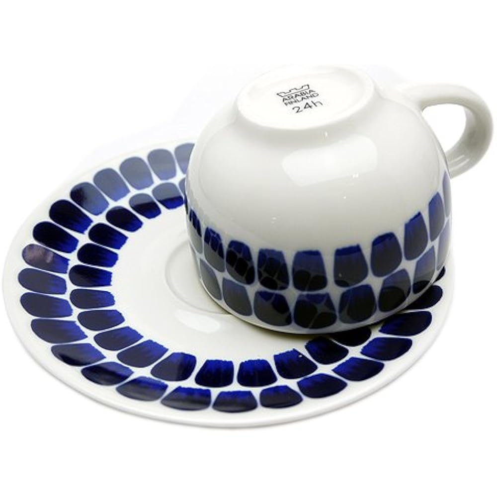 ARABIA 24h TUOKIO Tea/Coffee Cup & Saucer 0.26L [Parallel Import]