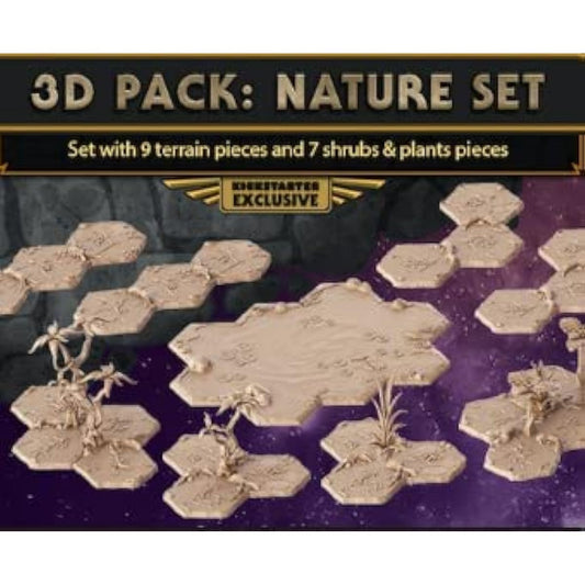Masters of the Universe Board Game 3D Pack Nature Set (Kickstarter Exclusive) Expansion