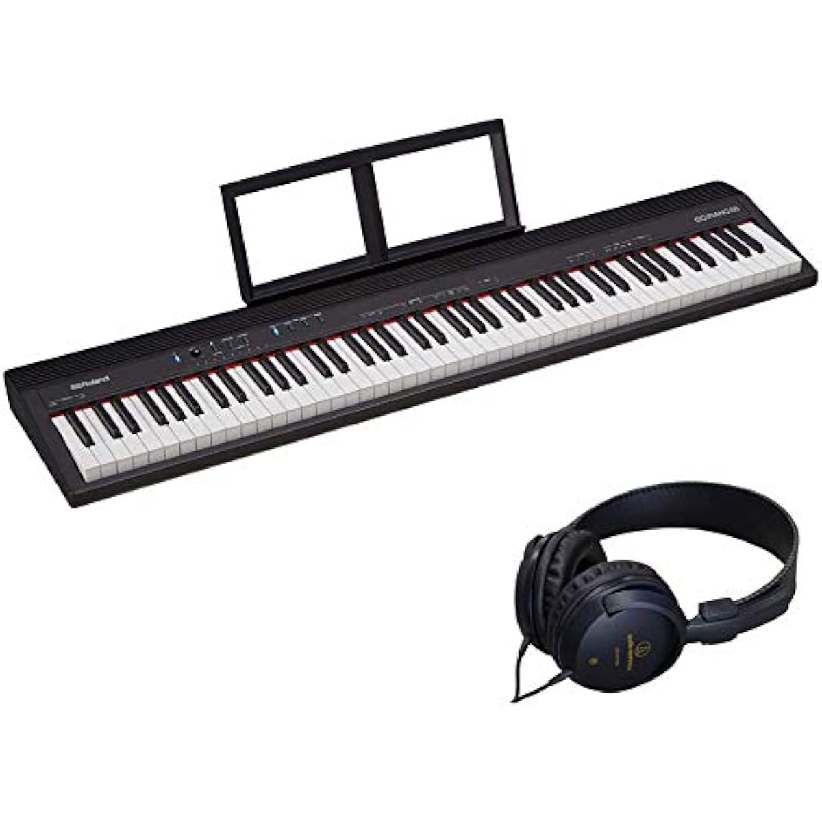 Roland 88-key electronic keyboard GO PIANO 88 (with stereo headphones)