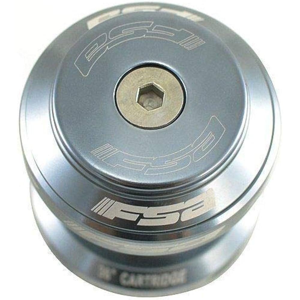 FSA Orbit MX 1-1/8Inches Threadless MTB Road Headset with Top Cap, Gray, NO.20, XTE1634