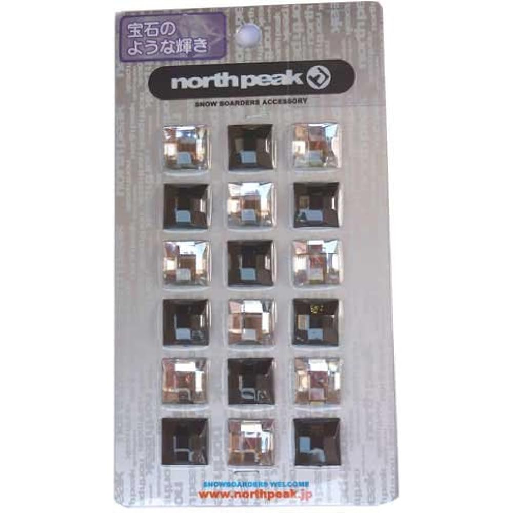 [North Peak] Deck Pad JEWEL NP-3267 BK/WT