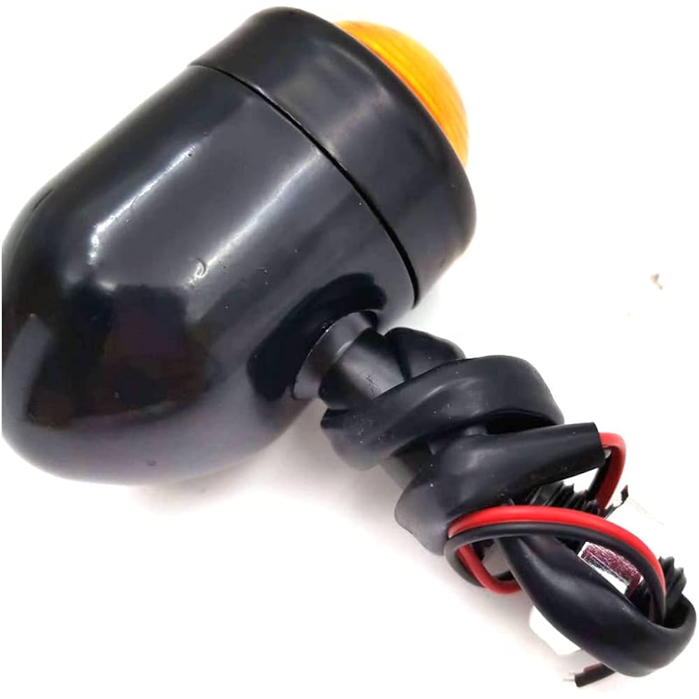 YnGia Motorcycle Tail Light 12V Waterproof Small Brake Turn Signal Multifunctional Motorcycle Tail Lamp Ⅿ6 Screw Position Lamp Stop Lamp Rear Light Red + Yellow Angle Adjustable