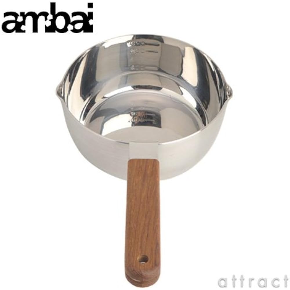 ambai Yukihira Pot 16cm ISK52016 Design: Makoto Koizumi (Yukihira Yukihira Pot, One Hand Pot, Aluminum Pot, Tsubame Sanjo)