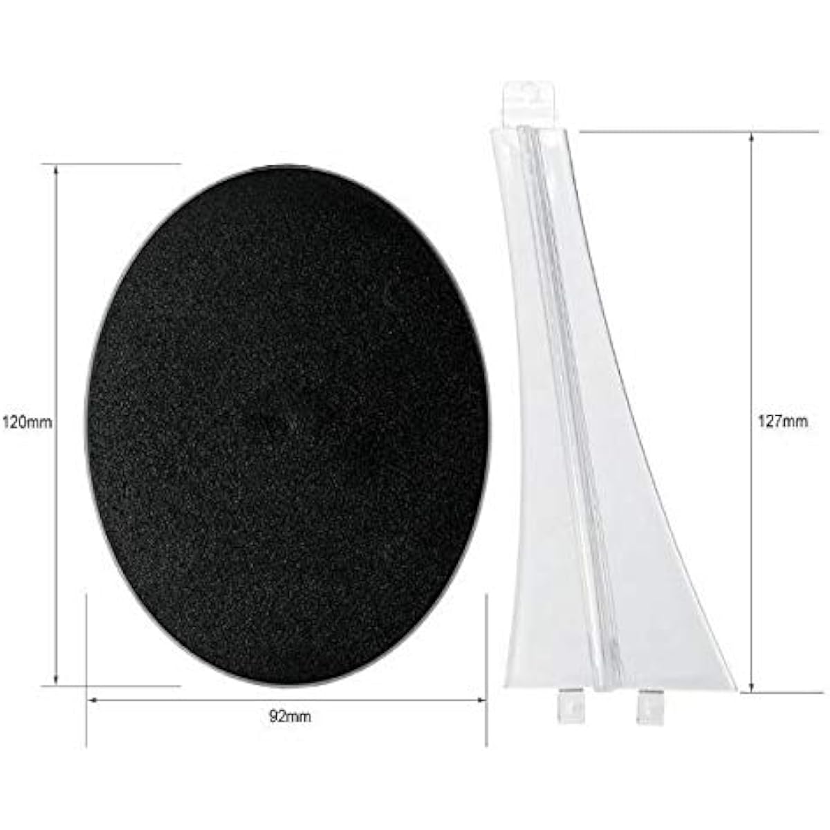3 Flying Stems and Large Oval Base 120mm x 92mm for Warhammer 40k & AoS Game Stormraven