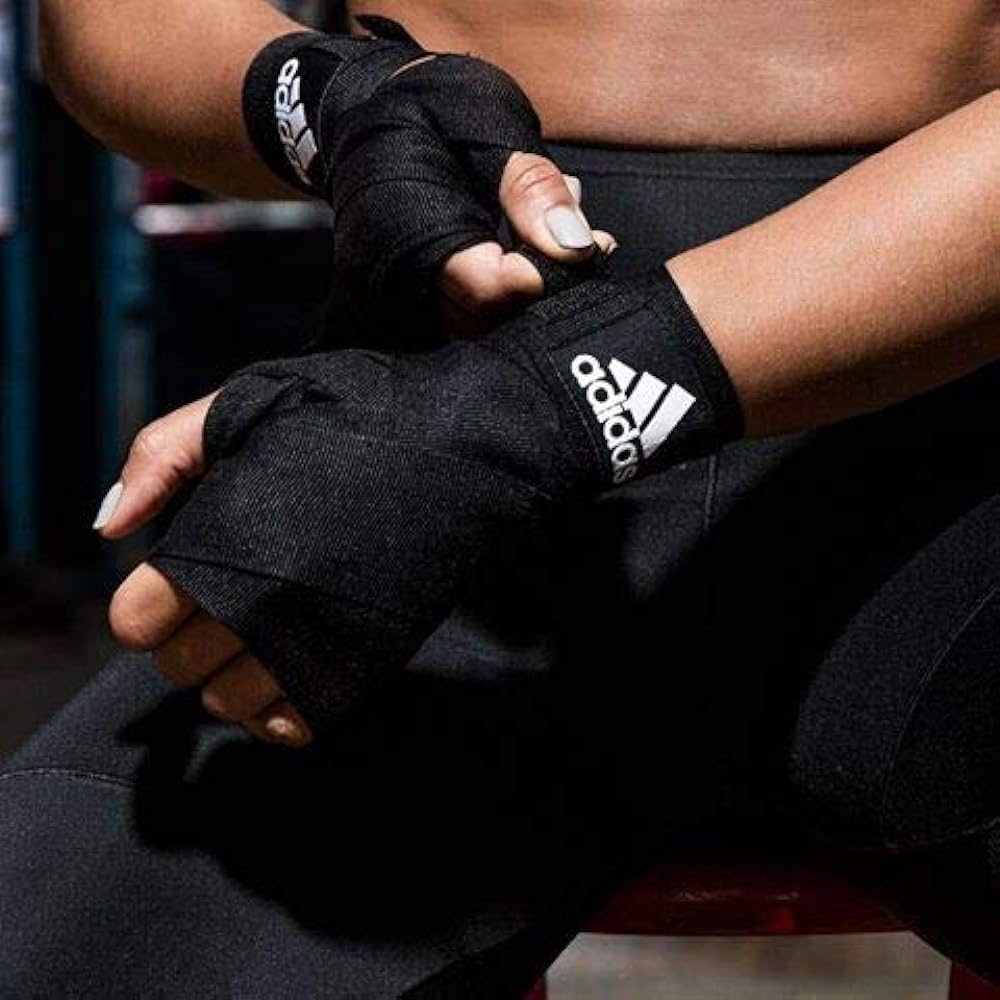 adidas Boxing Hand Wraps 4.5m - Black