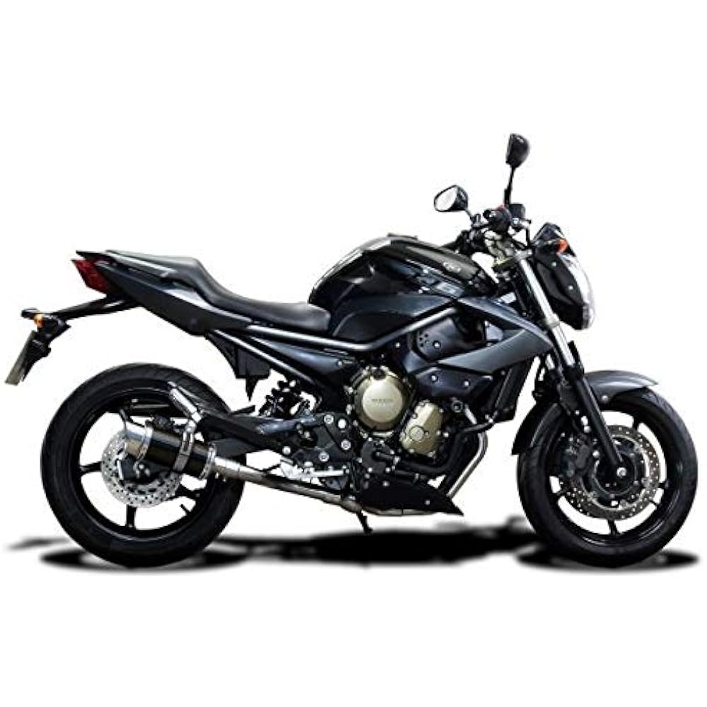 DELKEVIC Full Exhaust Carbon Race Muffler YAMAHA XJ6 DIVERSION 2009-2018 Down Pipe Muffler COM01BG