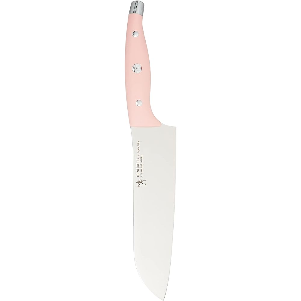 HENCKELS "HI Style Elite Starter Set Santoku Knife/Petty Knife Peach Made in Japan" Gift Set Housewarming Gift Bridal Made in Seki City, Gifu Prefecture [Authorized Japanese Product] 16887-002
