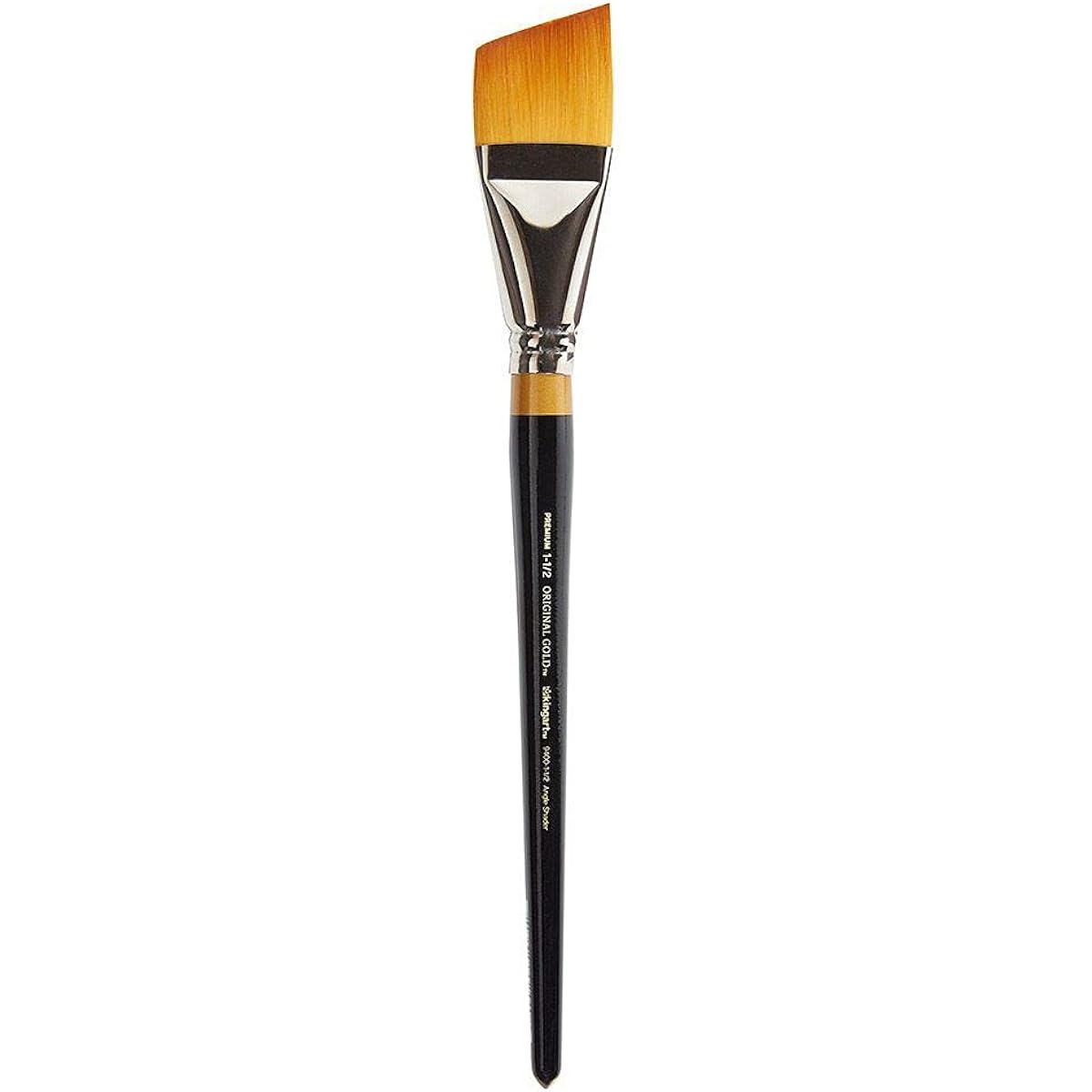 KINGART Original Gold 9400-1 1/2 Angle Series Paint Brush Premium Golden Taklon Multimedia Artist Brush