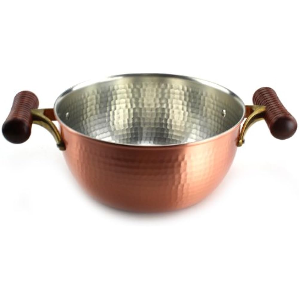 Shinkoukinzoku Shinkodo Magokoro Two-handed pot 21cm MD-0103 1912g
