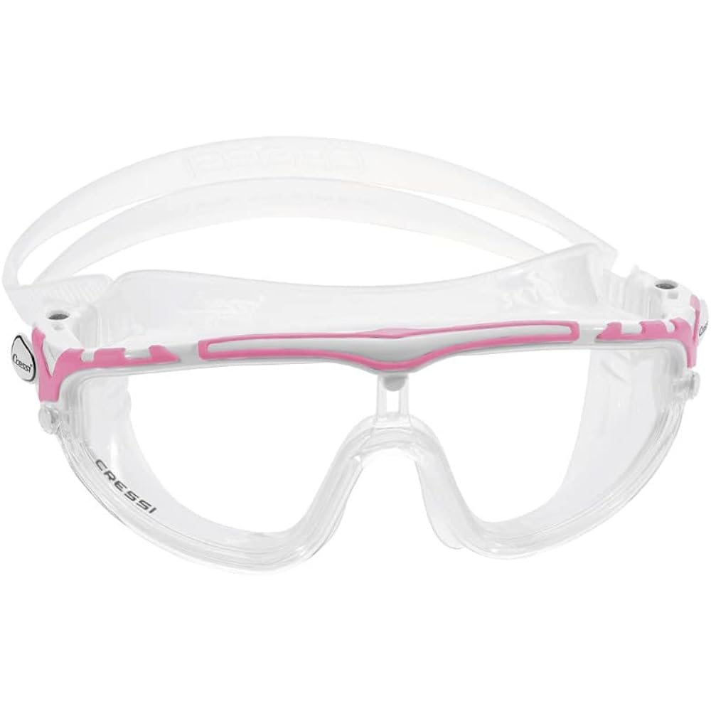CRESSI Open Water Swimming Goggles Unisex [SKYLIGHT] Single Eye Type Wide View UV Protection Processed Lens [Genuine Product]