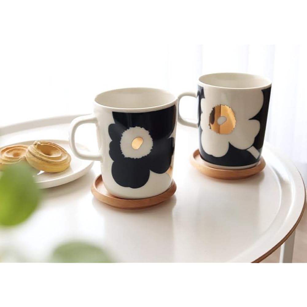 [marimekko] Juhla Unikko Mug Set Ladies 52_1_52239472928 F Dark Blue x Gold
