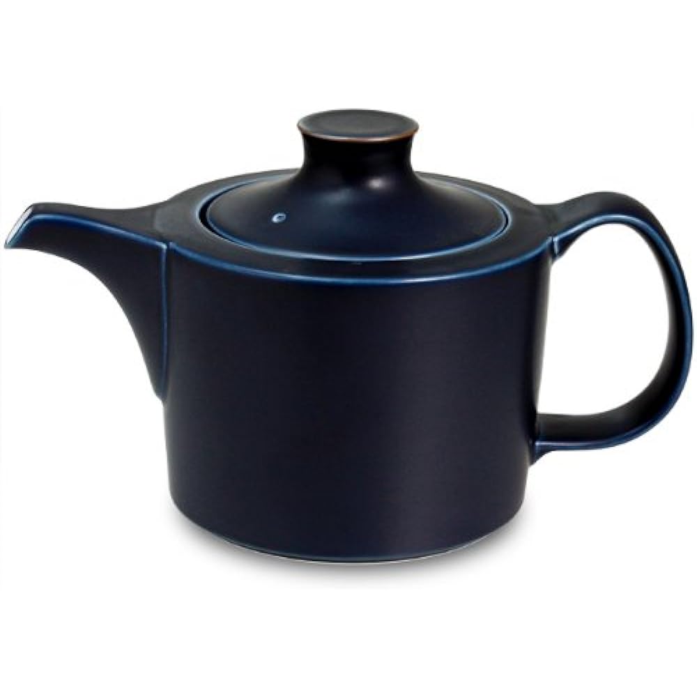 Hakusan Pottery Pot Navy Matte (Approx.) 20.7 x φ12 x 12cm 700ml Honest Hasami Ware Made in Japan
