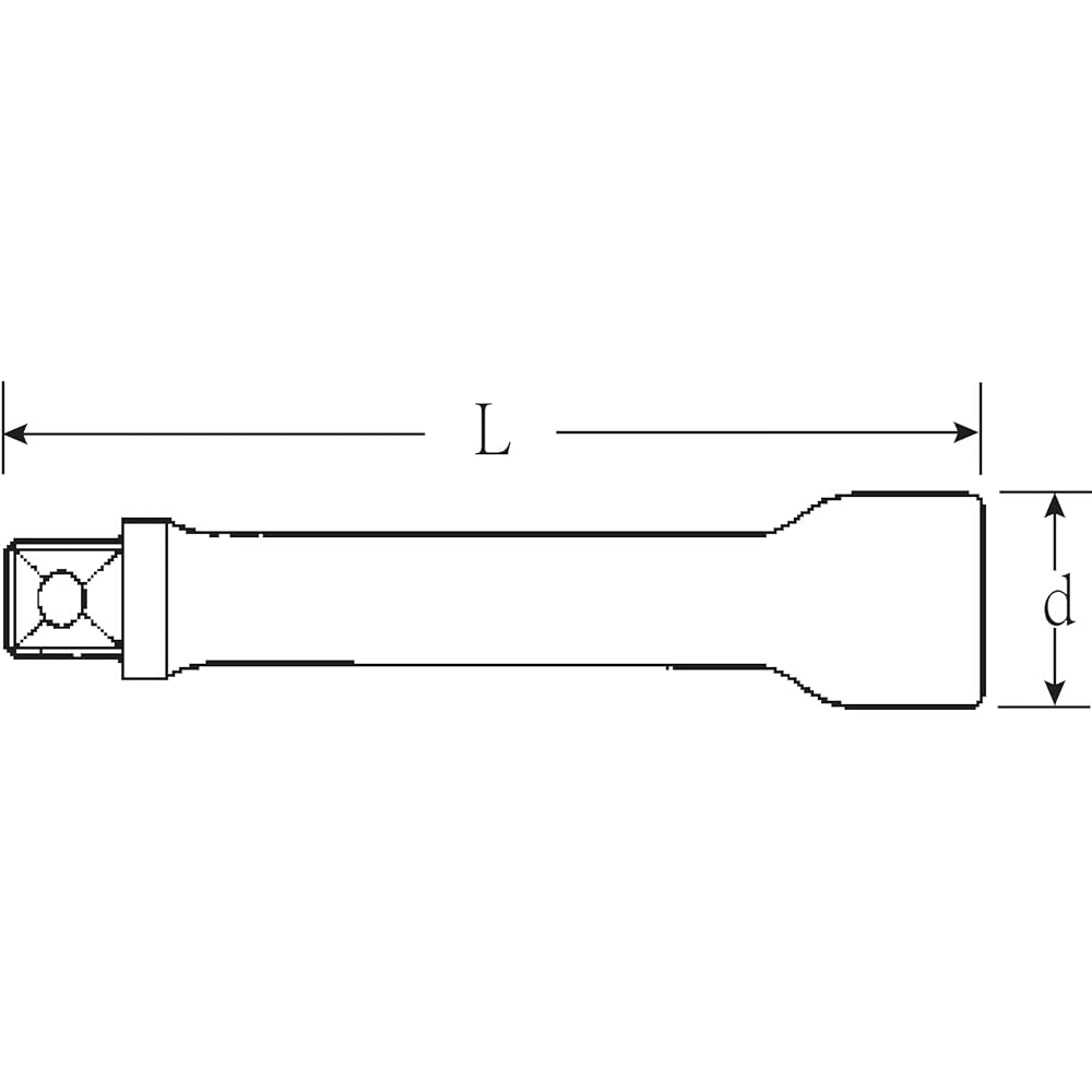 Stahlwille 427/10 (3/8SQ) Extension Bar (#426)