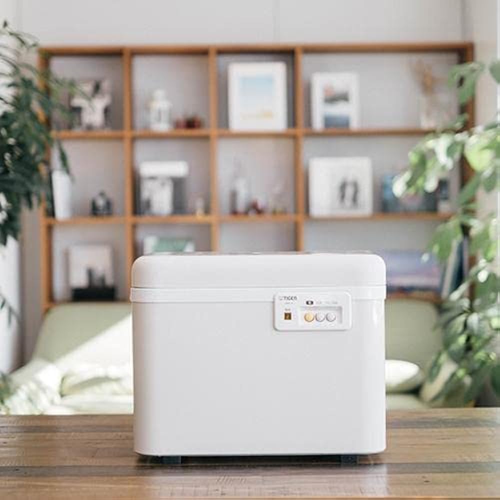 Tiger Thermos (TIGER) Mochi pounding machine 2 sho "Musu, Tsuke, Knead" 3 roles in 1 Powerful Jiman Milky White SMG-A361WL